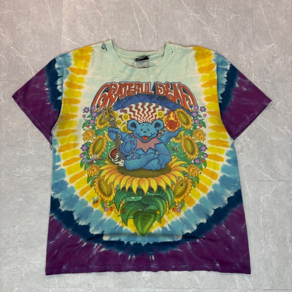 Liquid Blue Other - Liquid Blue Grateful Dead Tie Dye Shirt Mens Large 2006 Sunflower Dancing Bears